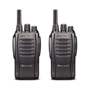 BR02 PRO Z Pack 2 Walkies PMR446 con Microauriculares