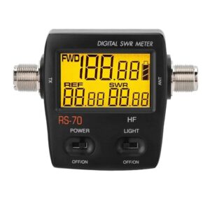 RS-70 MAX Medidor de ROE y Watimetro 1,6 a 60Mhz Digital