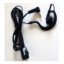 PY-29FT50R Micro-Auricular con cable rizado tipo Yaesu 1 Pin