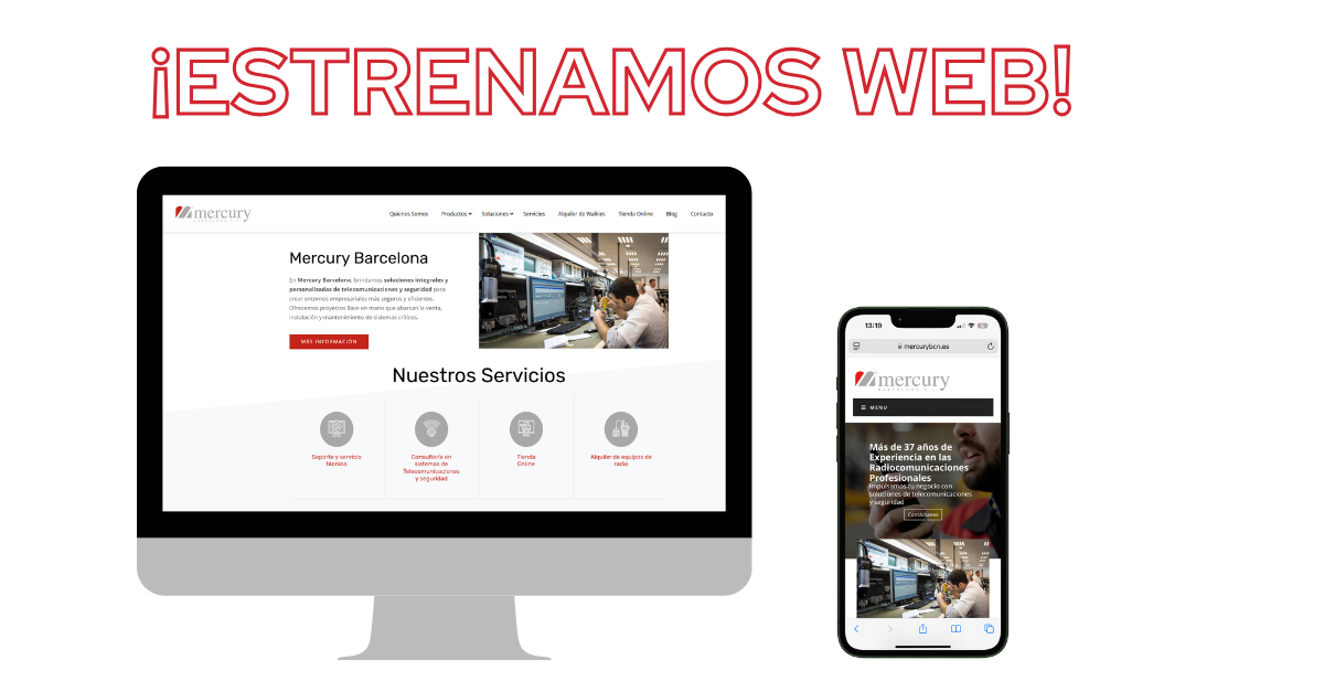 ¡Bienvenidos a la nueva web de Mercury Barcelona!