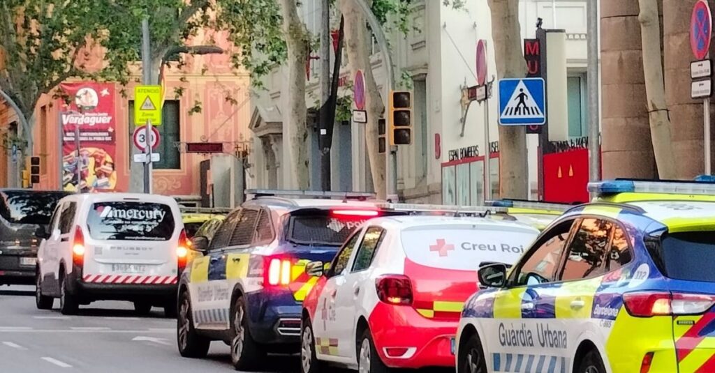 Equipos de intervención rápida de Mercury Barcelona durante el apagón