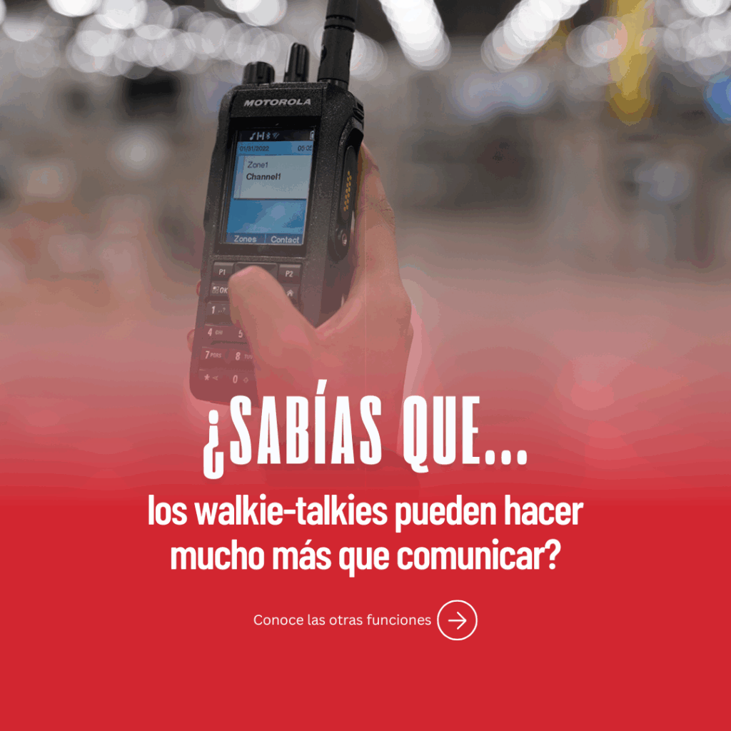 Funciones de seguridad avanzadas en walkie talkies profesionales