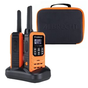 Walkie talkie Albrecht Tectalk Float 2 resistente al agua IP67 y flotante.”
